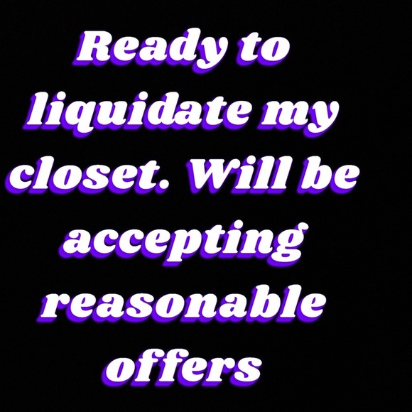 Other - Closet clear out